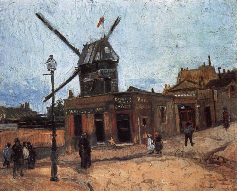 Vincent Van Gogh Le Moulin de la Galette china oil painting image